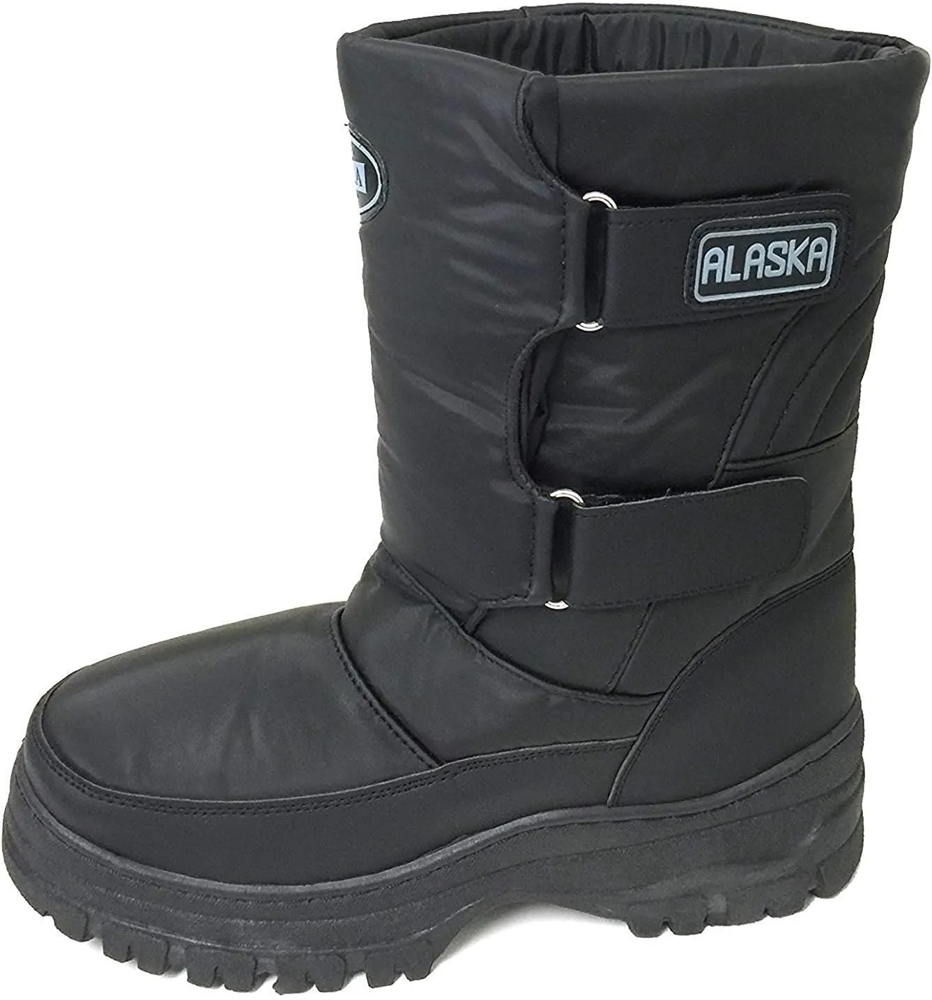 V2100s Men's Snow Boots Winter Boots Cold Weather Water Repellent Nylon Ski Warm Fur Lined Snow Shoes