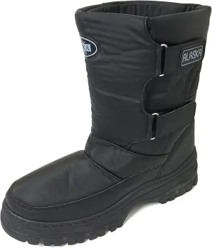 V2100s Men's Snow Boots Winter Boots Cold Weather Water Repellent Nylon Ski Warm Fur Lined Snow Shoes