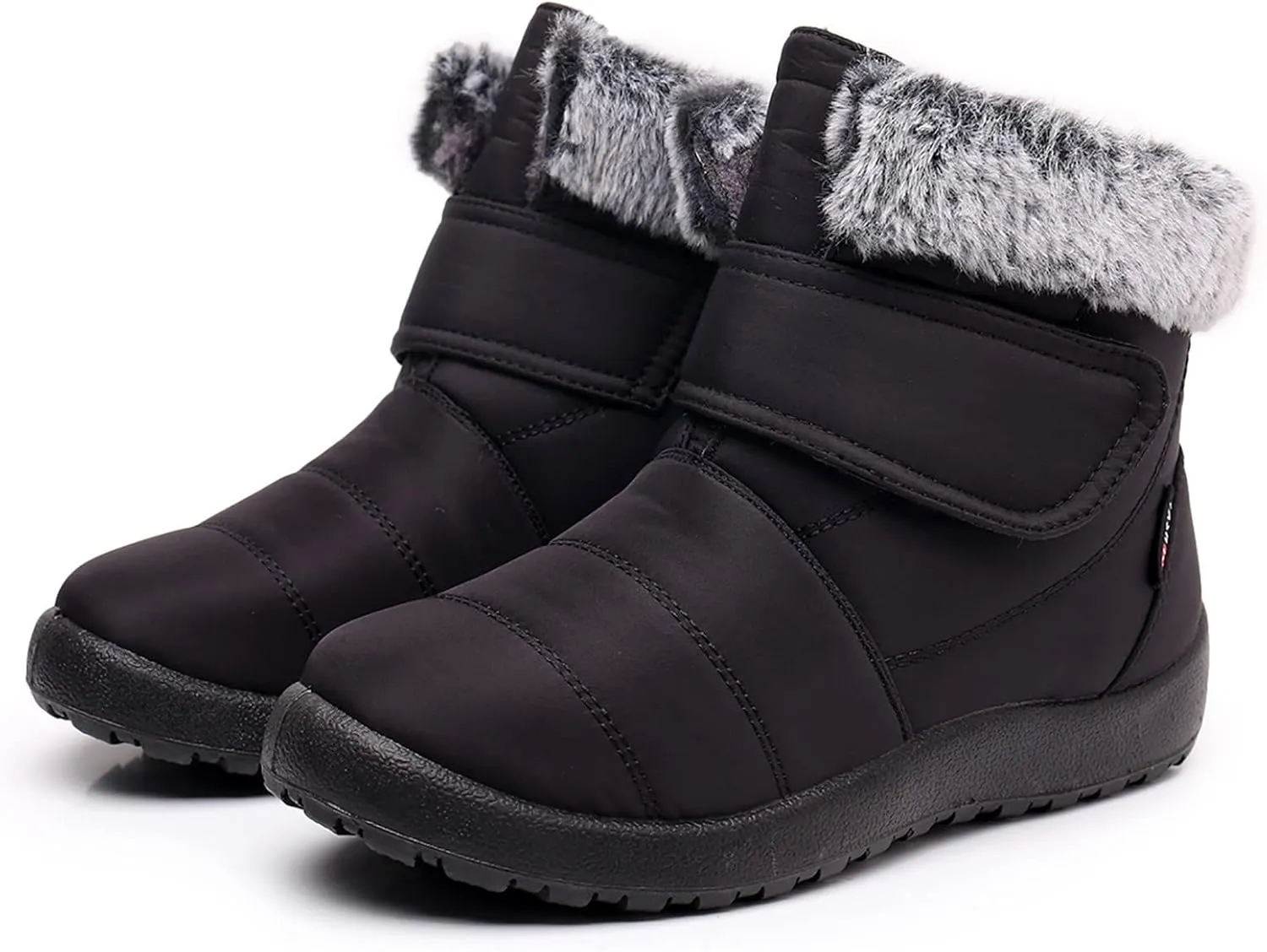 Winter Boots for Women Warm Fur Lined Boots Waterproof Non Slip Outdoor Boot Hook Loop Fashion Womens Booties