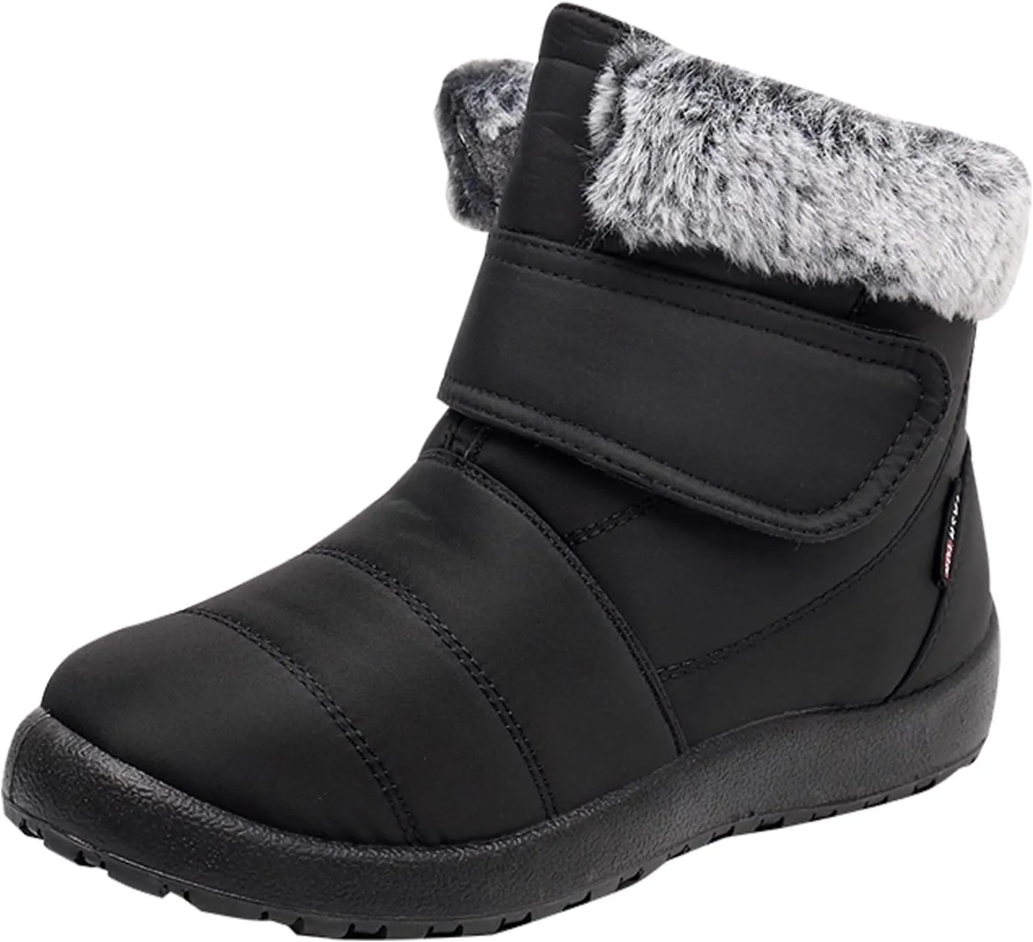Winter Boots for Women Warm Fur Lined Boots Waterproof Non Slip Outdoor Boot Hook Loop Fashion Womens Booties