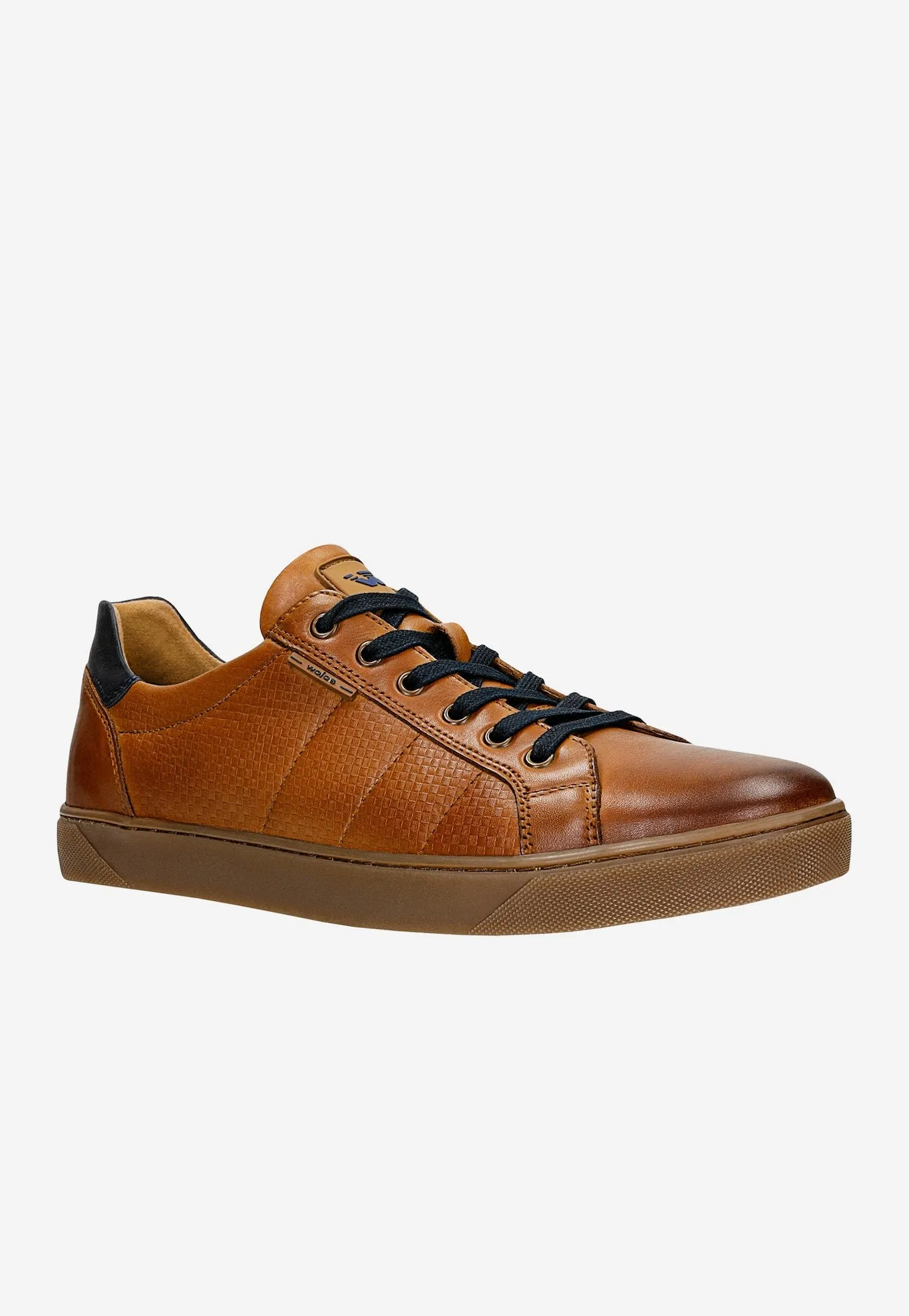 Wojas Brown Leather Sneakers | 1022253
