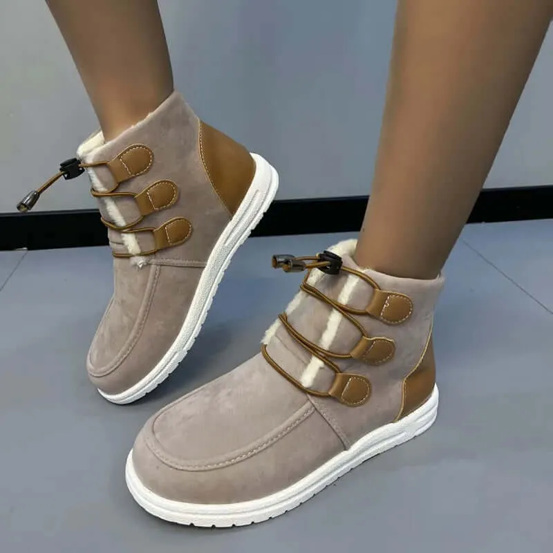 Women's Faux Fur-Lined Ankle Winter Boots