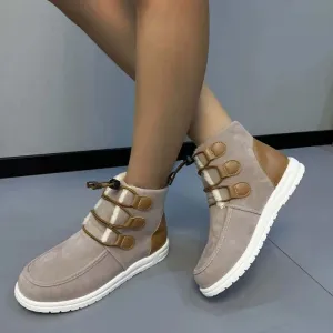 Women's Faux Fur-Lined Ankle Winter Boots