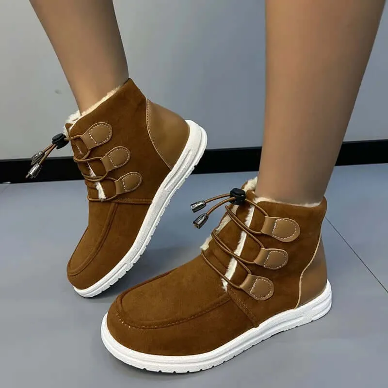 Women's Faux Fur-Lined Ankle Winter Boots