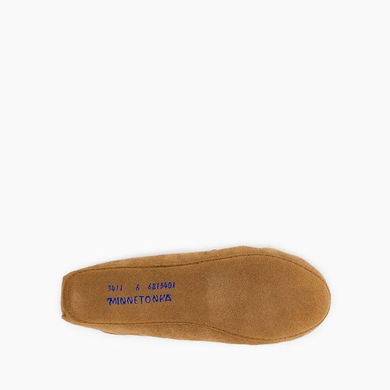 Women's Sheepskin Softsole Moccasin in Tan