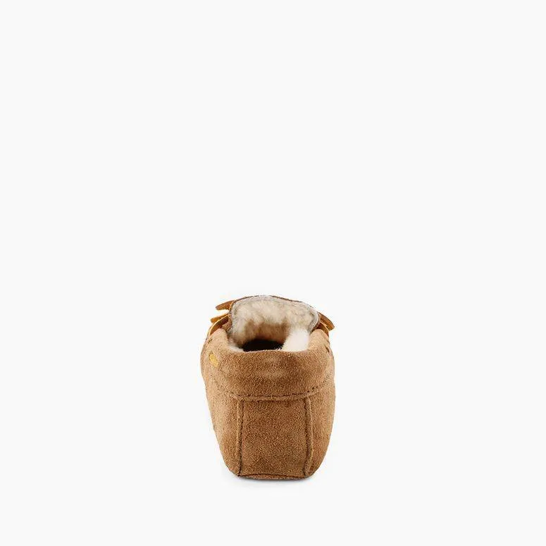 Women's Sheepskin Softsole Moccasin in Tan