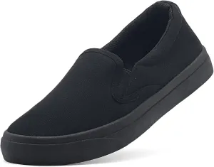 Women's Slip on Sneakers Womens Loafers Classic Canvas Leisure Vintage Flat Fashion Comfortable Elastic Sneakers