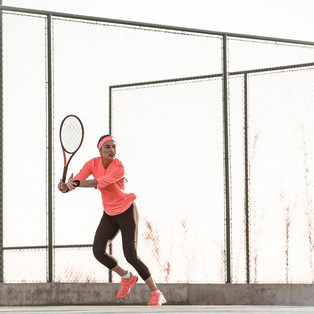 Women's Tennis Shoes - TS990 Coral