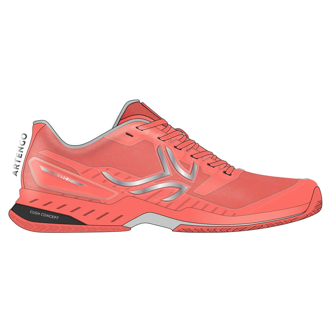 Women's Tennis Shoes - TS990 Coral