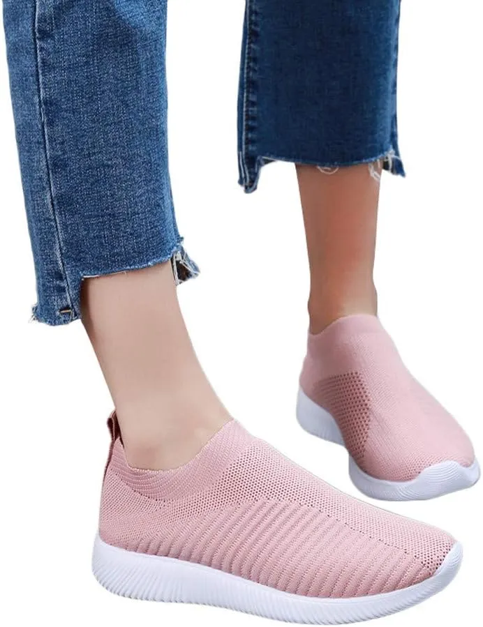 Womens White Sneakers Casual Platform Cute Black Sneakers for Women Womens Slip On Sneakers Black Sole Women Sneakers Black and White Zapatos Confortables para Mujer De Vestir